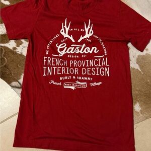 Bella Canvas Red Graphic Tee with White Tag